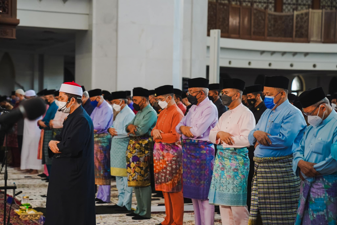 Solat Sunat Aidilfitri di Masjid Wilayah, Kuala Lumpur